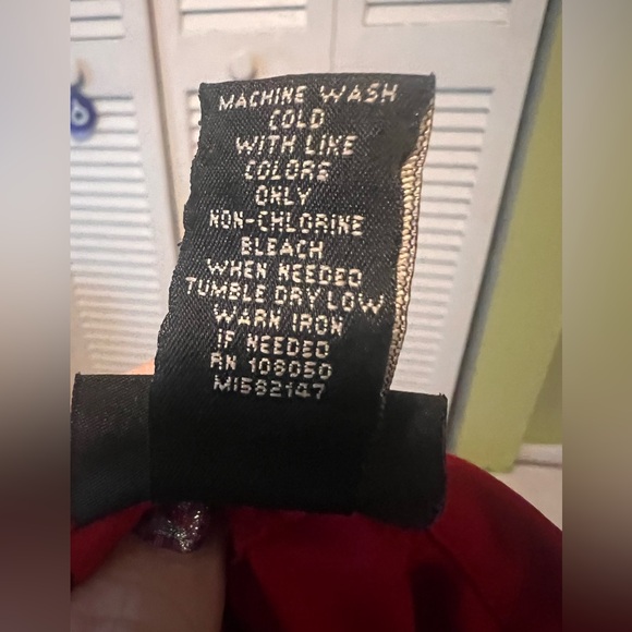 Lane Bryant Solid Red Stretch Button Front Blouse Plus - Picture 10 of 10